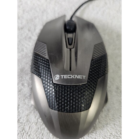 TECKNET Blue/Black M268 6D Gaming Mouse TESTED WORKS - Picture 1 of 9